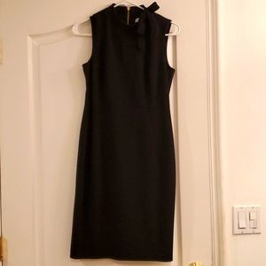 Calvin Klein Black Dress Bowtie Size 10P